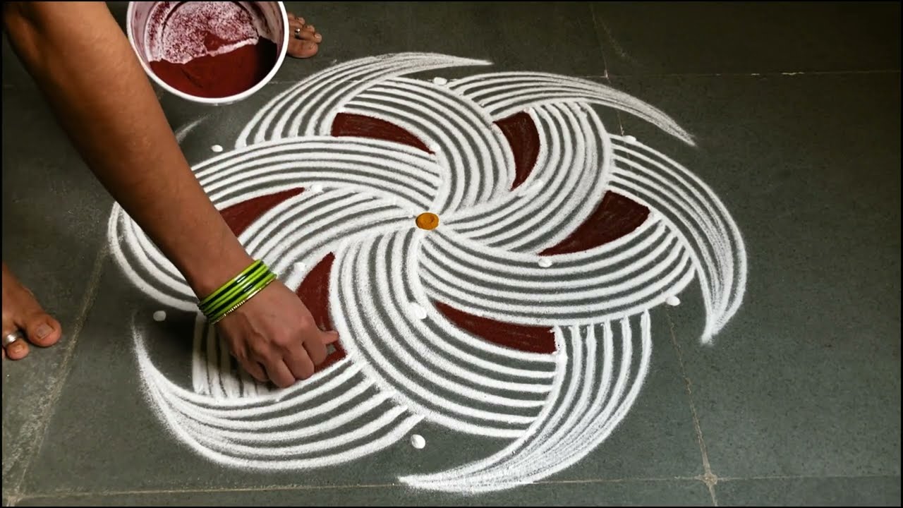 Easy 5*3 padikolam designs| Simple muggulu designs| easy rangoli designs| Beginners kolam