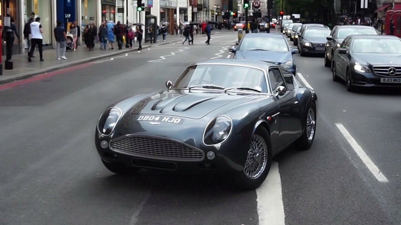 Aston Martin DB4 GT Zagato spotted on London streets!