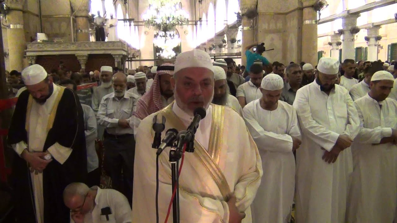 تراويح ليلة 12 رمضان من المسجد الأقصى لعام 1434هـ - الشيخ يوسف أبو سنينة - 8 ركعات