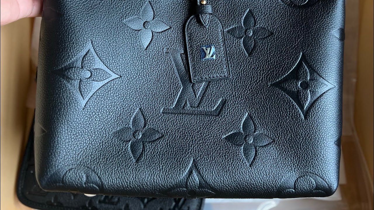 Lv carryall PM in black empreinte leather ultimate version