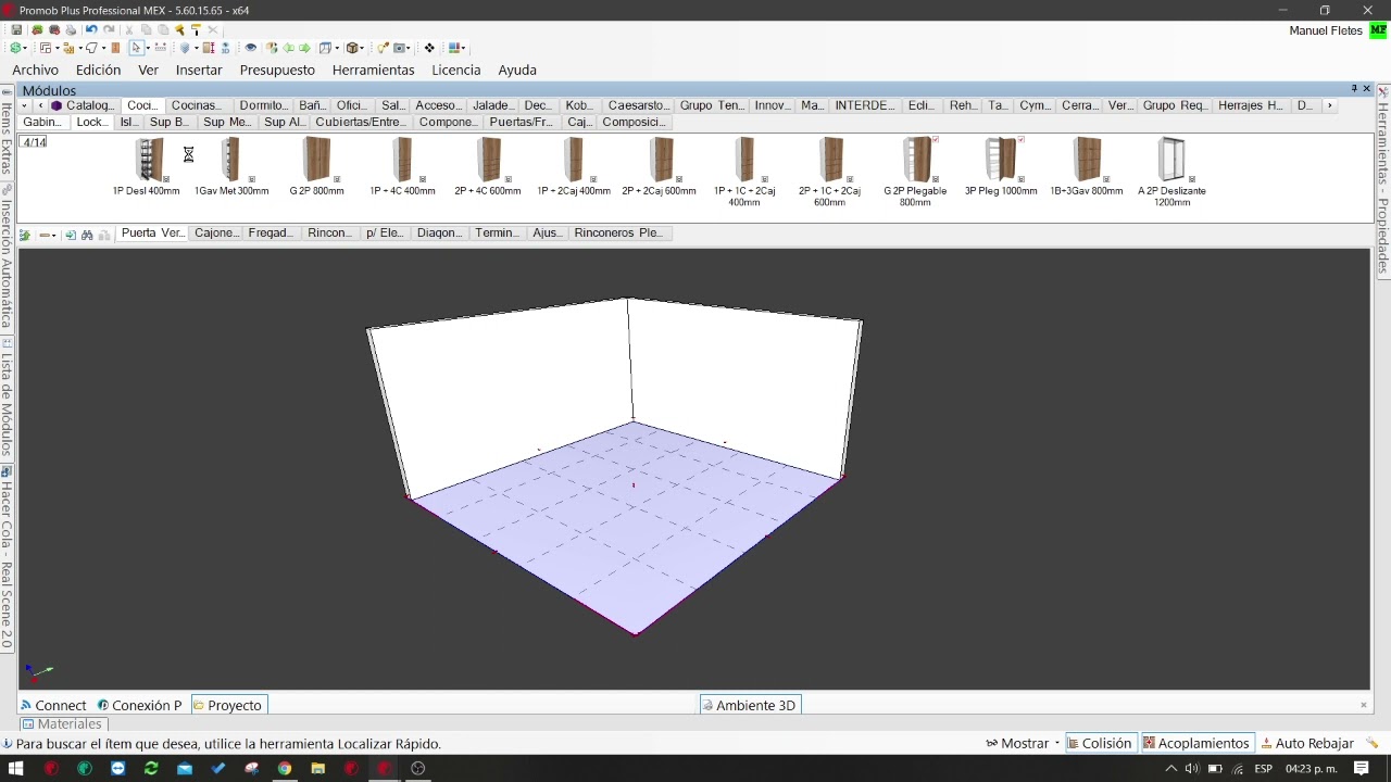 Configuración de tableros