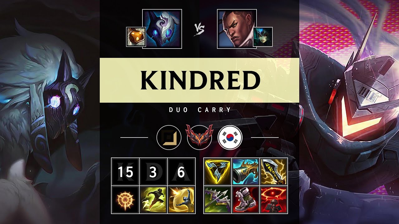 Kindred ADC vs Lucian - KR Grandmaster Patch 25.13