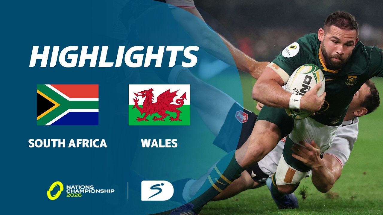 South Africa v Wales | Match Highlights | Nations Championship