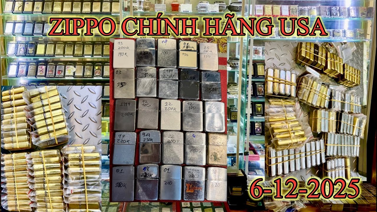 ZIPPO Chính Hãng USA |  Lô Võ Dư AE Xem Ủng Hộ | ZL: 08 1988 1992