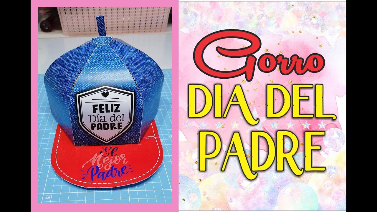 🎉🎉✿Caja en forma de Gorra - Imprimibles Gratis✿😉✿ Creaciones Samadith/DIY ✿🎉🎉