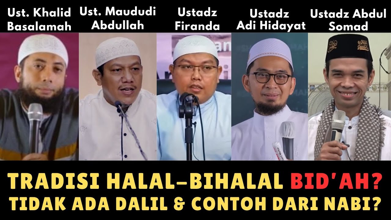 Betulkah Hukum Halal Bihalal Bid'ah Karena Tidak Ada Dalil & Contohnya Dari Nabi? #halalbihalal