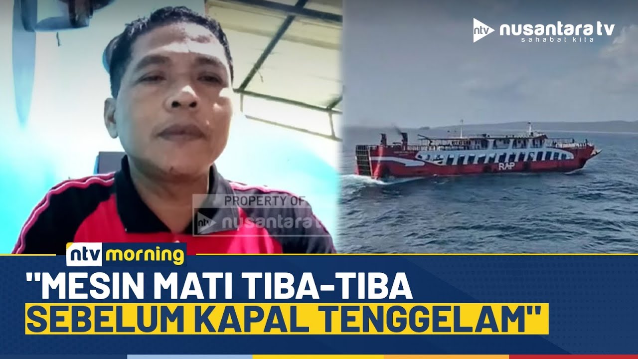 Cerita Korban Selamat KMP Tunu Pratama Jaya, Bawa 1 Jenazah dan 2 Korban Selamat Lain | NTV MORNING