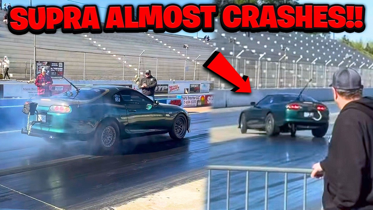 SUPRA ALMOST CRASHES AT ROCKINGHAM IMPORT FACE OFF 2026 CAR SHOW!! (Drag Races & 2-Steps)