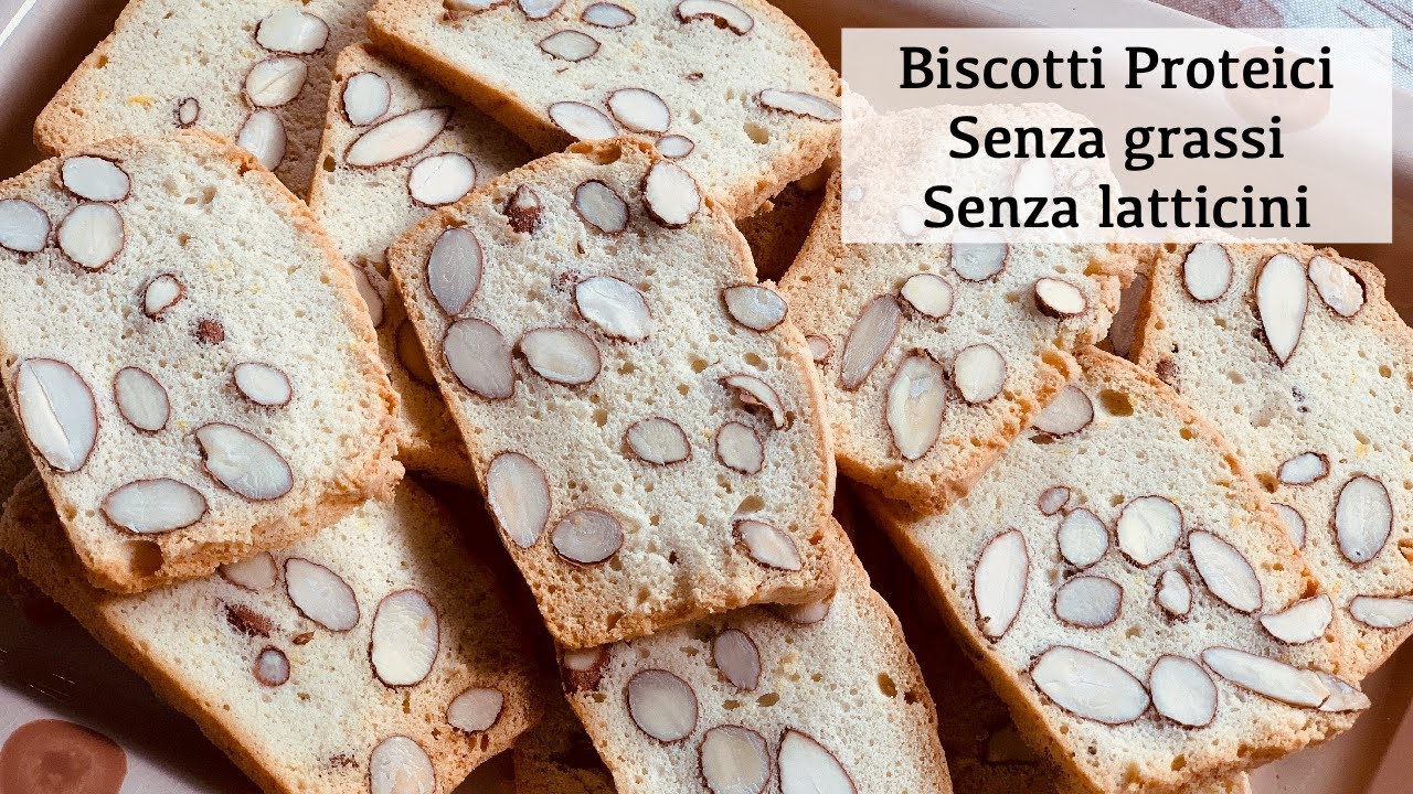 BISCOTTI PROTEICI Senza grassi / Senza latticini e TANTO BUONI Solo 40 Kcal - Prima del Caff&egrave;