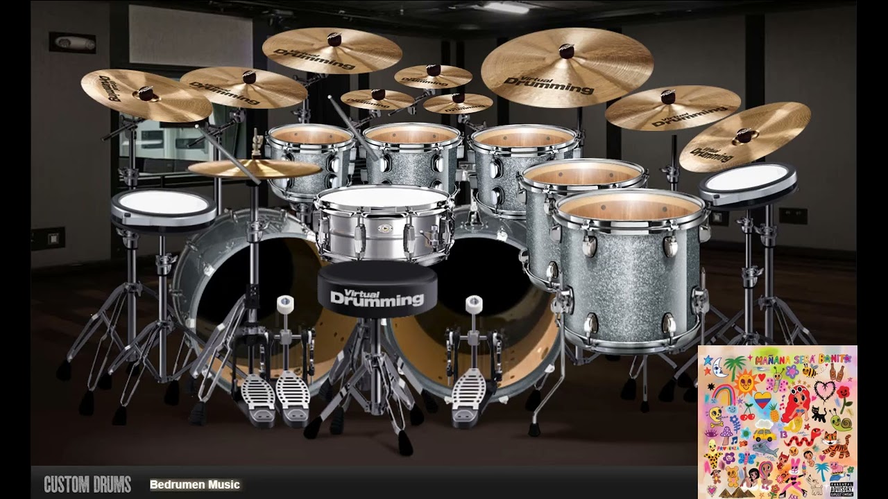 Karol G | Shakira | TQG | #virtualdrumming