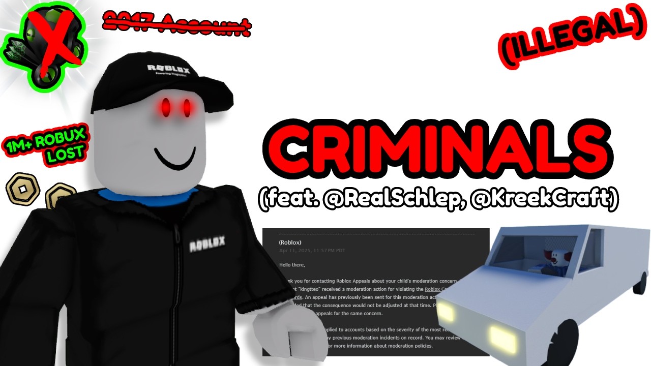 Roblox's Moderation is Rigged Against You (feat. @RealSchlep, @KreekCraft)