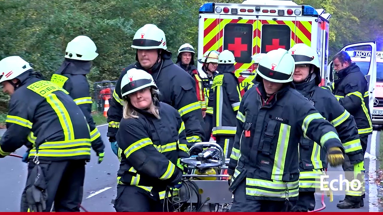 Schwerer Verkehrsunfall zwischen Messel und Dieburg