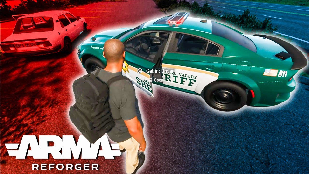 Arma Reforger Narcos Life - Украденная полицейская машина!