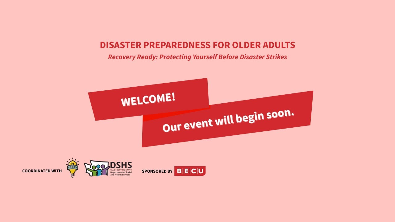 Recovery Ready: Protecting Yourself Before Disaster Strikes - Live Event