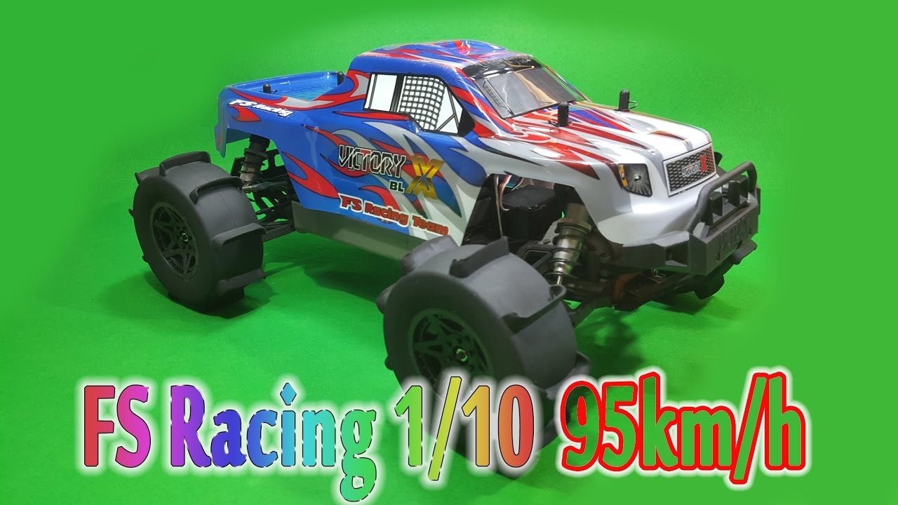 [Unboxing Run] RC Car FS Racing 1/10 95km/h - Running On Water