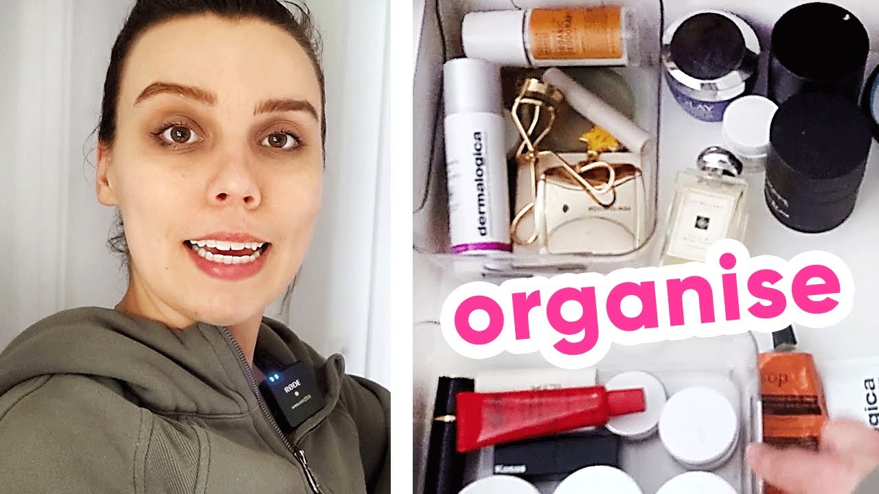 Organising, decluttering & cleaning out the bathroom 🚽 💄