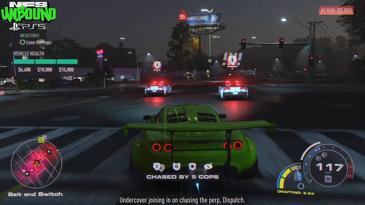 Need for speed unbound PS5 - Lotus Exige & Tess Delivery High Heat