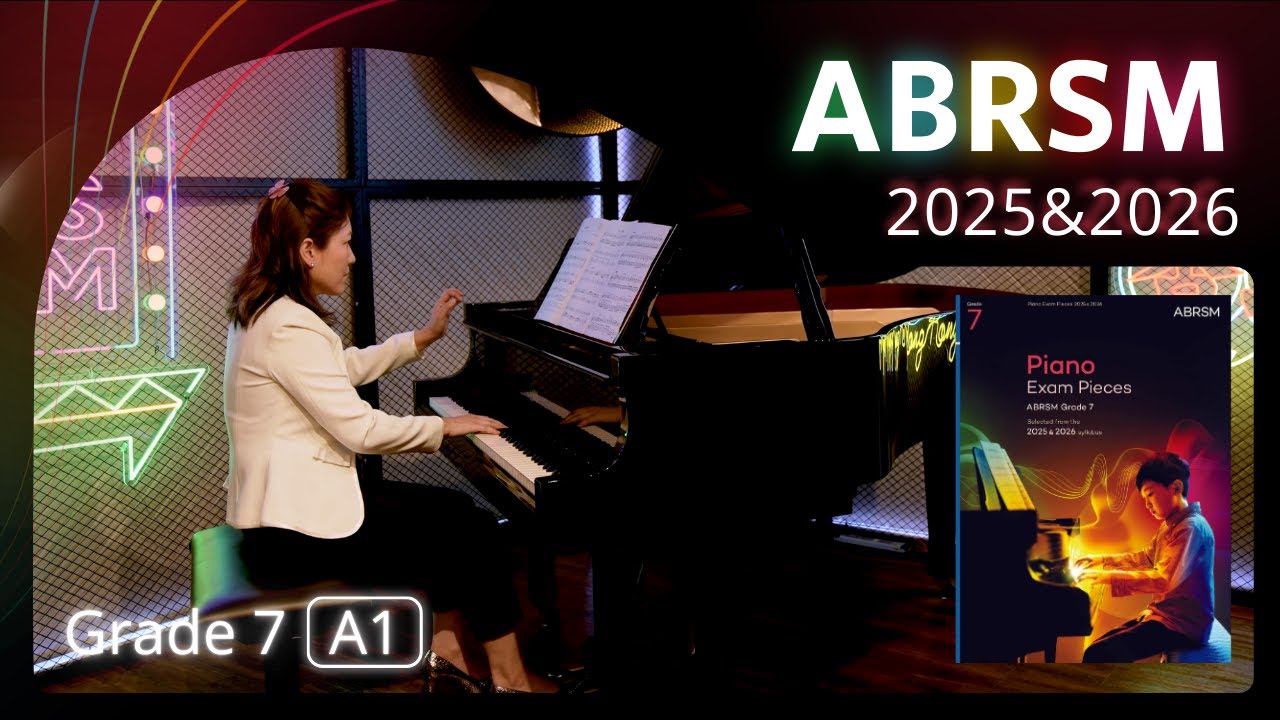 ABRSM Piano 2025 - 2026 Grade 7 A1 Scherzo: third movement from Sonata in A [青苗琴行 x 香港演藝精英協會]