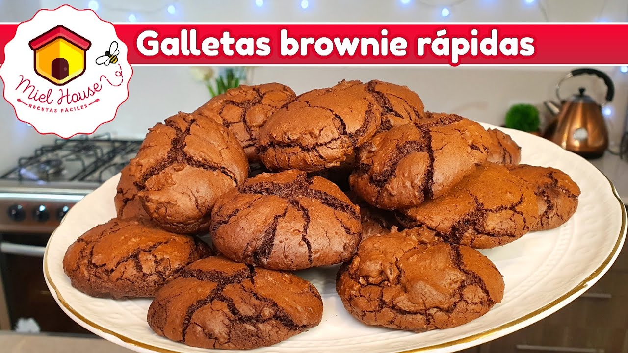 GALLETAS BROWNIE perfectas SIN COMPLICACIONES deliciosas de chocolate