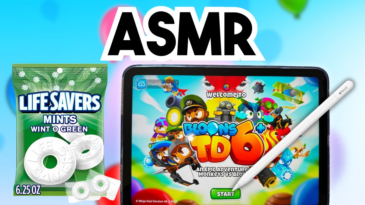 ASMR Bloons TD 6 на iPad 😴 (Hard Candy & Whisper)