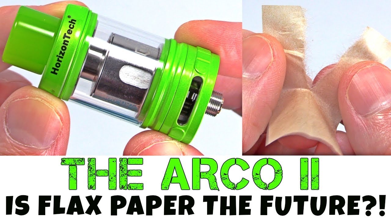 Is Flax Paper The Future Of Vaping?! The ARCO V2 By HorizonTech!