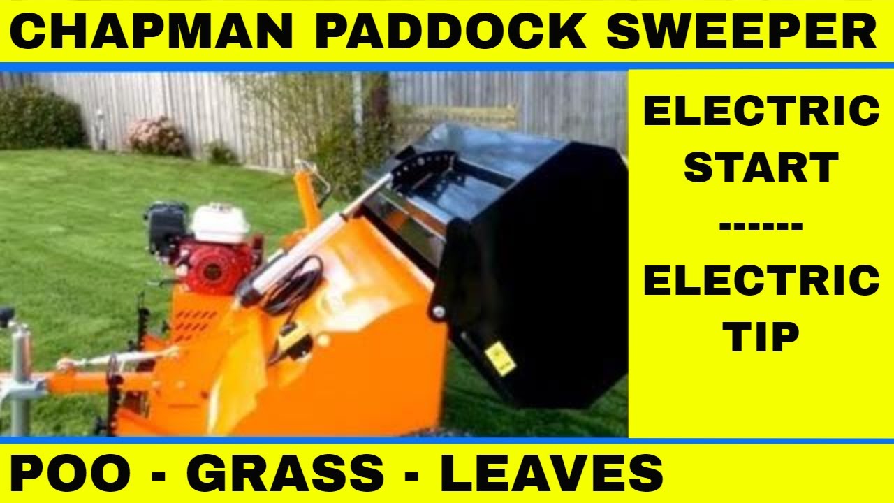 Paddock Sweeper for cleaning paddocks, parkland and more