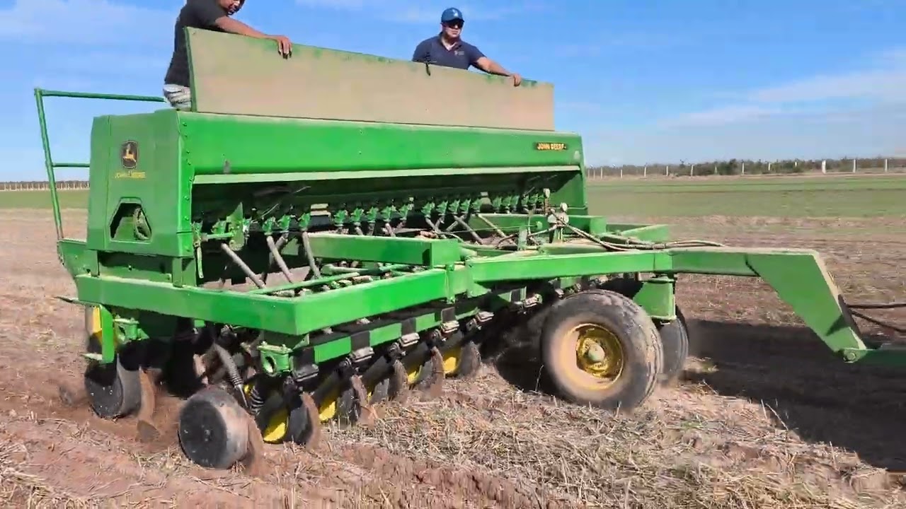 Siembra de trigo sobre humedad en la agricultura de conservación Sur de Sonora