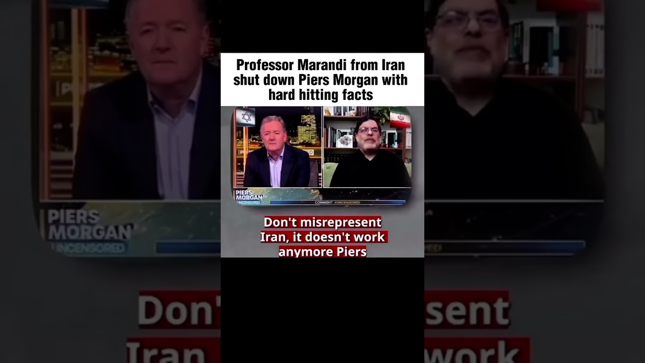 Professor Marandi left Piers Morgan speechless. #marandi #piersmorgan