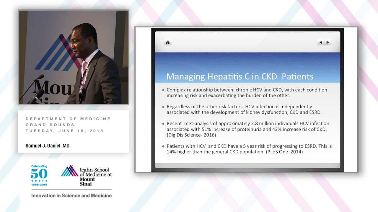 Management of Chronic HCV Infection and CKD