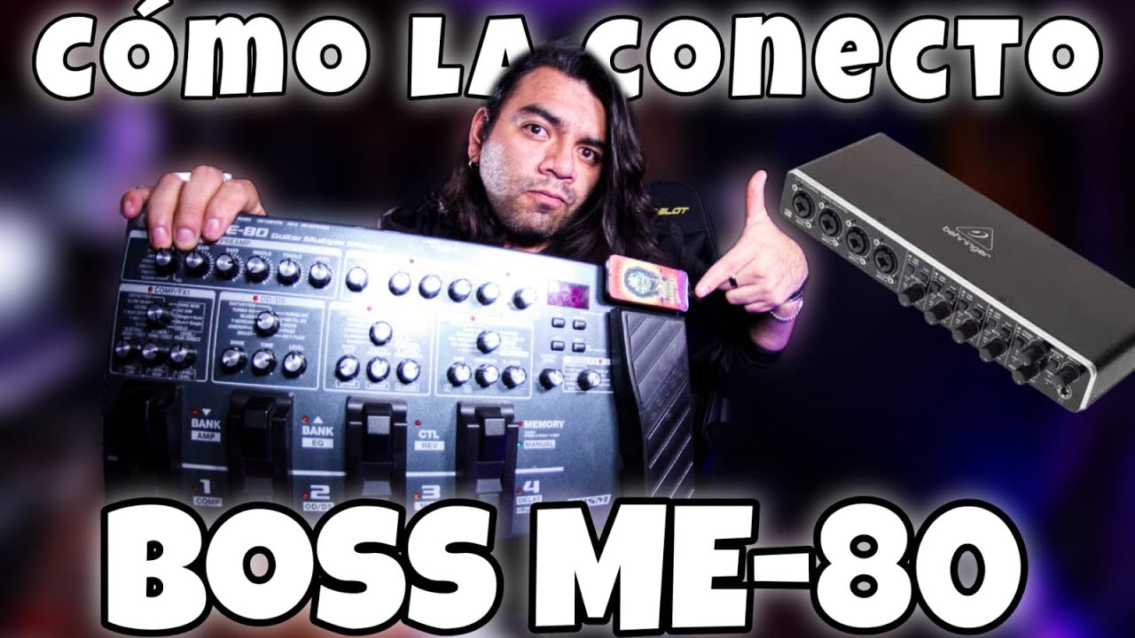 ¡Así CONECTO mi PEDALERA BOSS ME-80! #bossme80