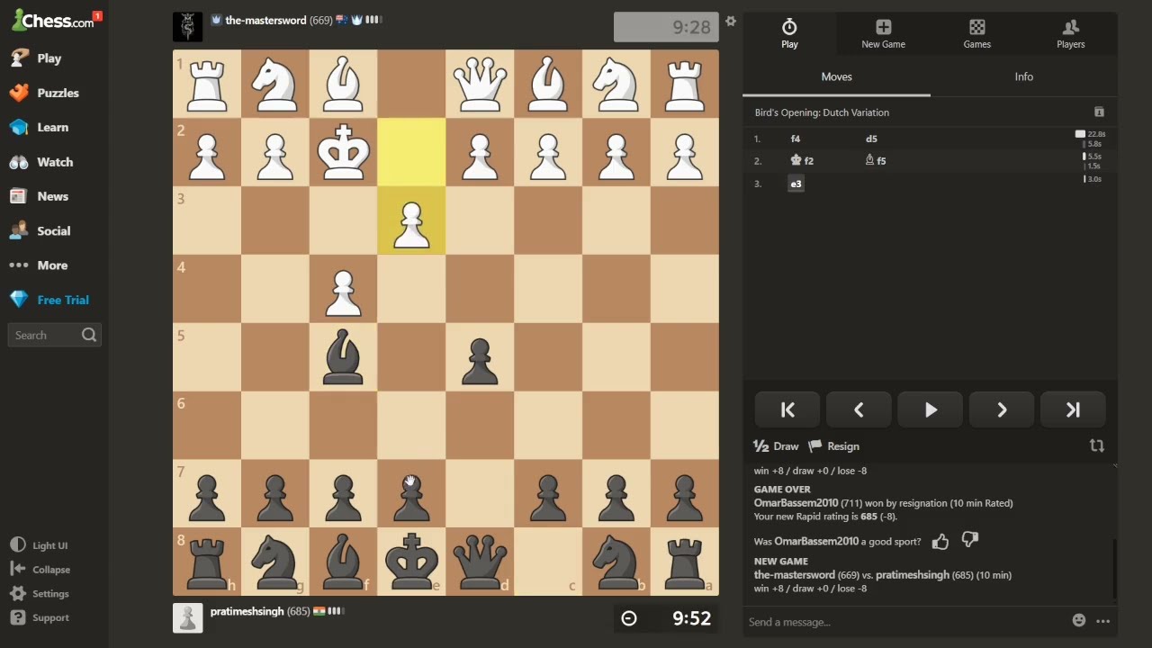 He Had No Opening… And This Happened 😳♟️