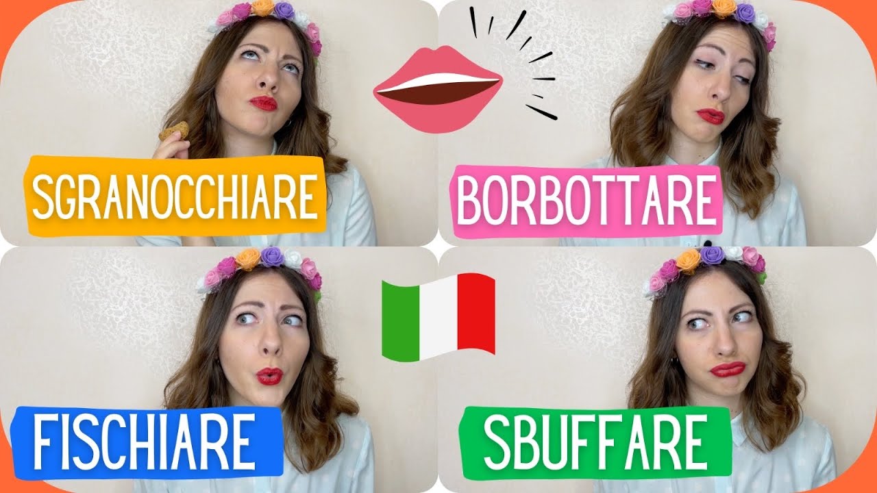 19 Verbi per DESCRIVERE i Suoni della BOCCA in italiano | Lezione di Lessico per Studenti Stranieri