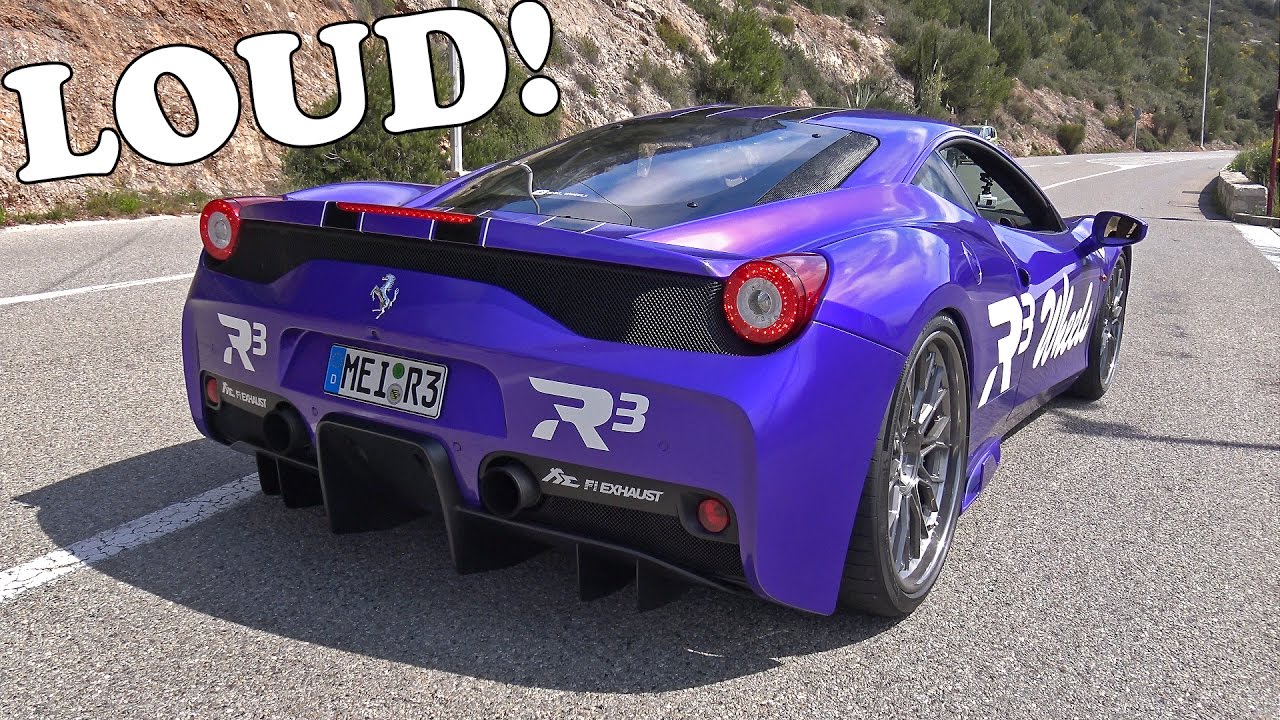 TUNNEL TERROR in this Ferrari 458 Speciale w/ Fi Exhaust!