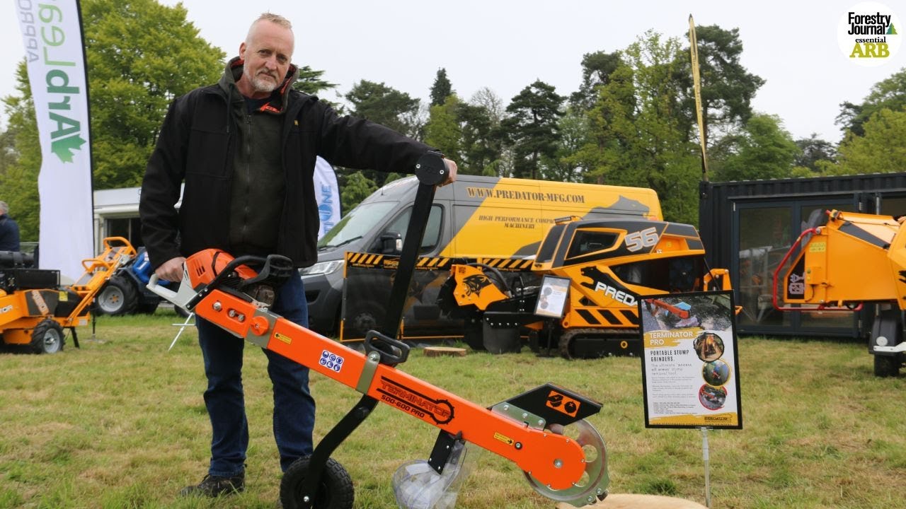 Predator's 'unique' stump grinder and electric chipper turn plenty of heads