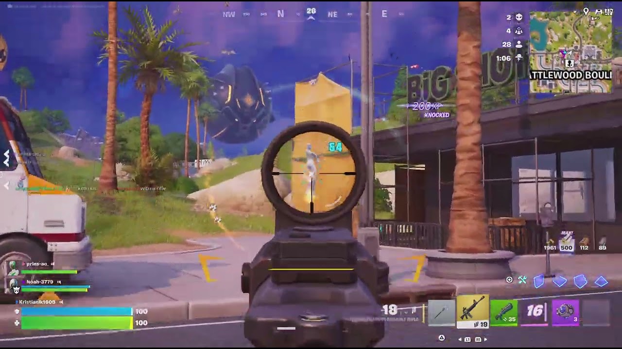 Playing Fortnite with prins_ao and noah_3779