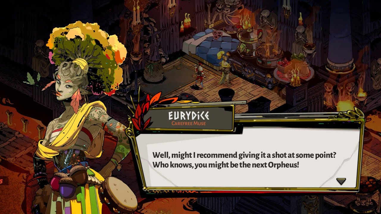 HADES - Zagreus is Darren Korb Easter Egg - Eurydice Breaking the 4th Wall