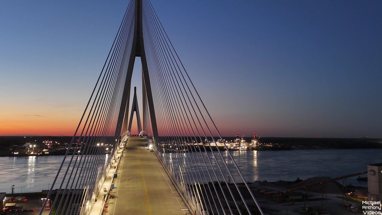 Testing the Streetlights | 🚧 Gordie Howe International Bridge