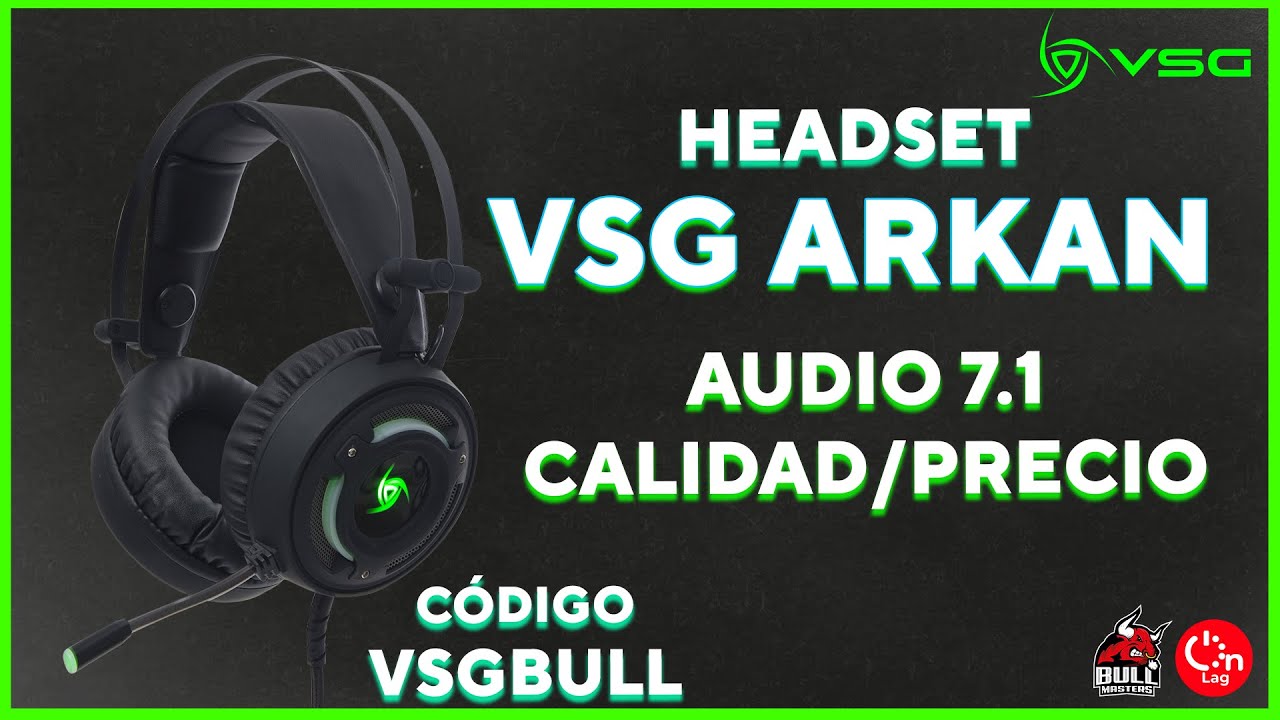 HEADSET VSG ARKAN| Audio 7.1 CALIDAD/PRECIO #VSGARKAN
