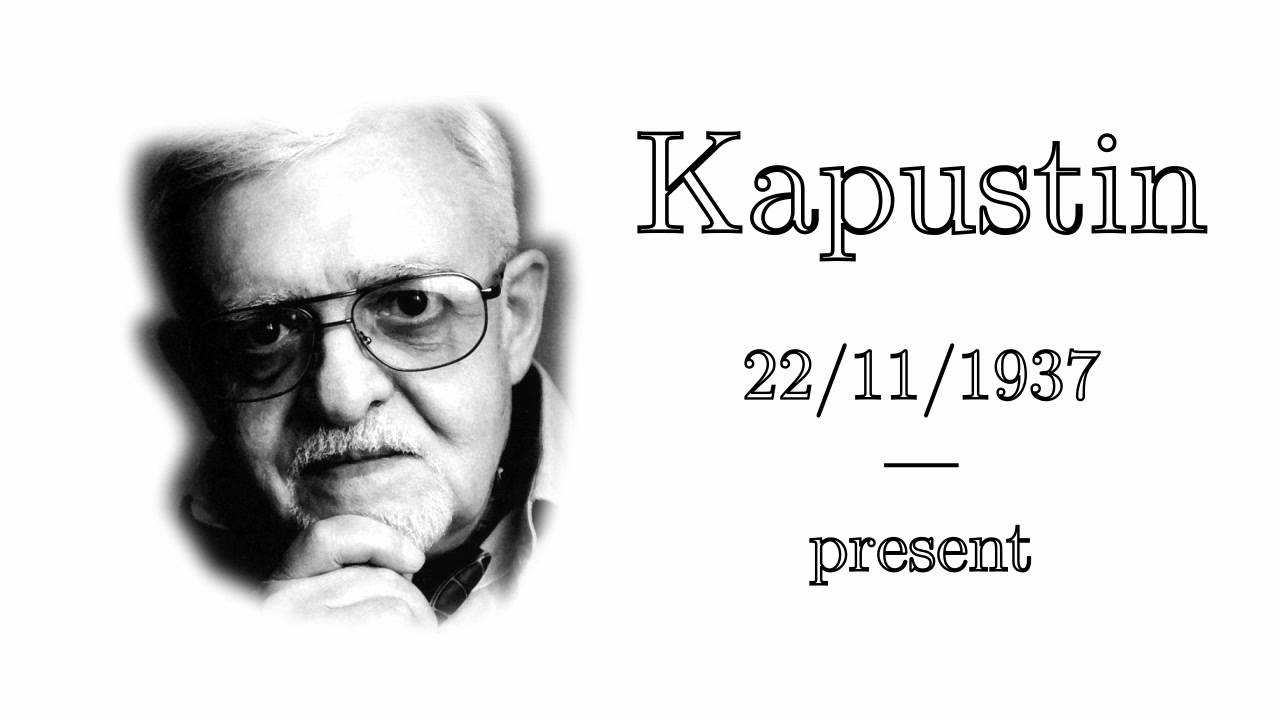 Kapustin plays his Sonata 2 Mvt. 2/4