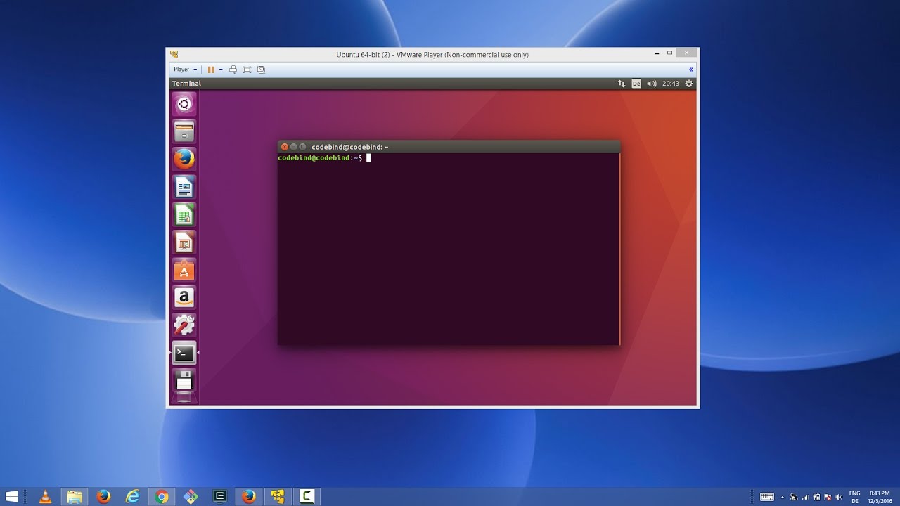How to Install Ubuntu 16.04 LTS on VMware in Windows 8 / Windows 10