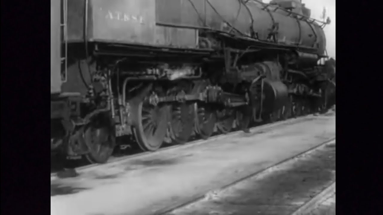 Santa Fe 2-10-10-2 Class 3000 rare footage