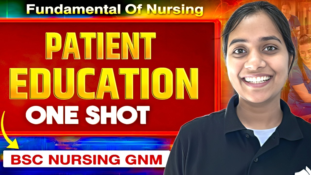 Patient Education || One Shot || Nursing Foundation  || Bsc Nursing || Examark 