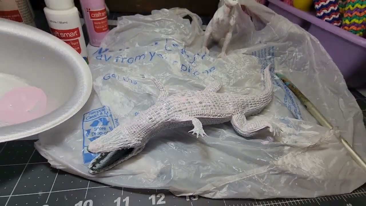 Paint With Me * Alligator * Dinosaur * Craft With Me