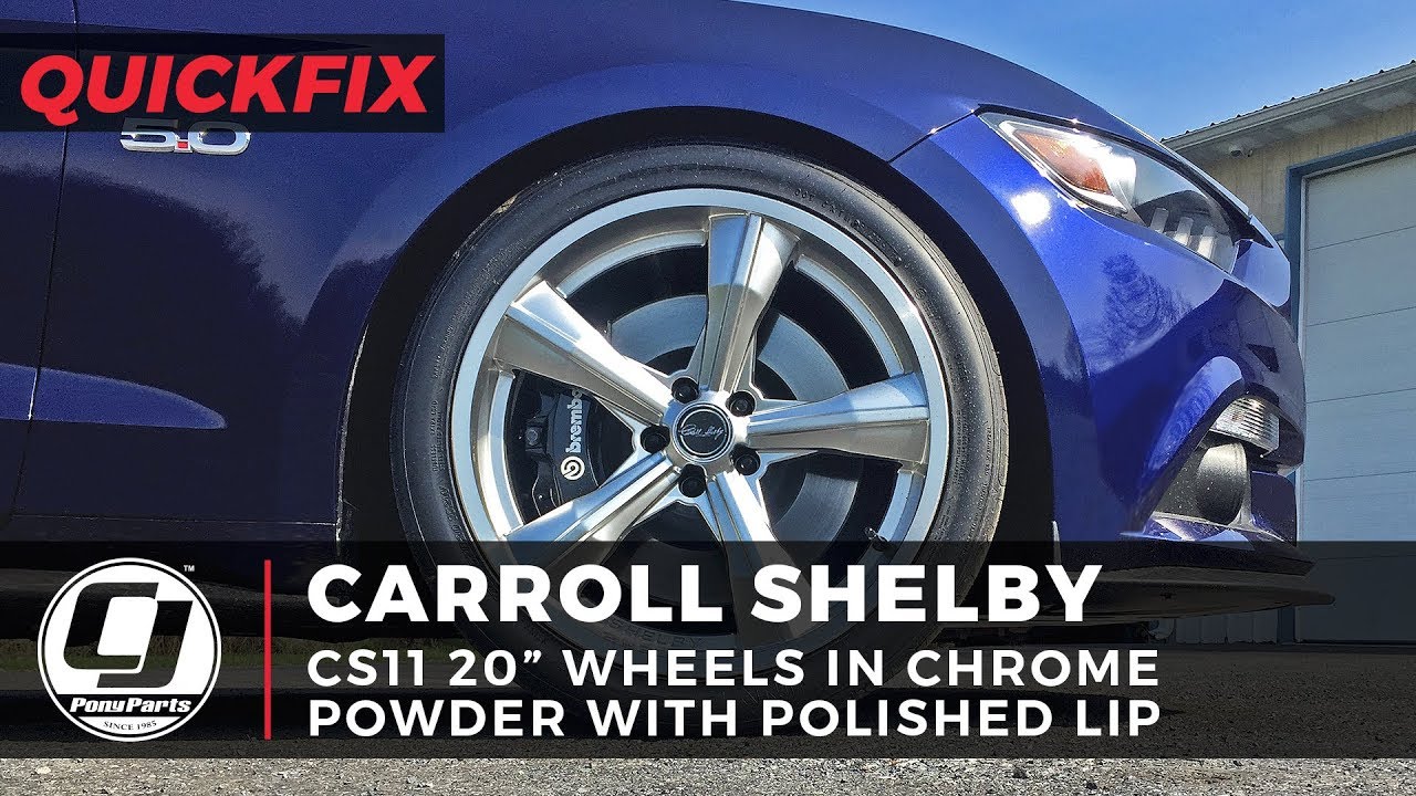 Mustang Install: 20" CS-11 Carroll Shelby Wheel Company Wheels