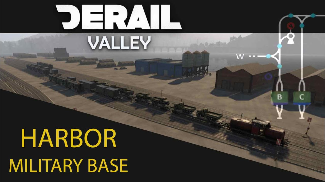 Derail Valley - Military Base to Harbor Military Base - Stupid Decision