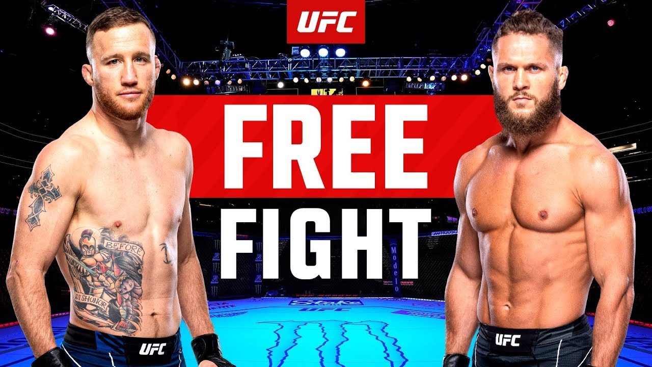 Джастин Гейджи vs Рафаэль Физиев: Полный бой. UFC 291