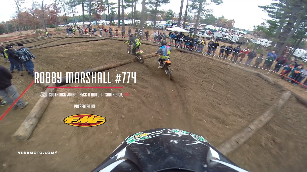 Robby Marshall Rips 125cc at Southwick Jday - vurbmoto
