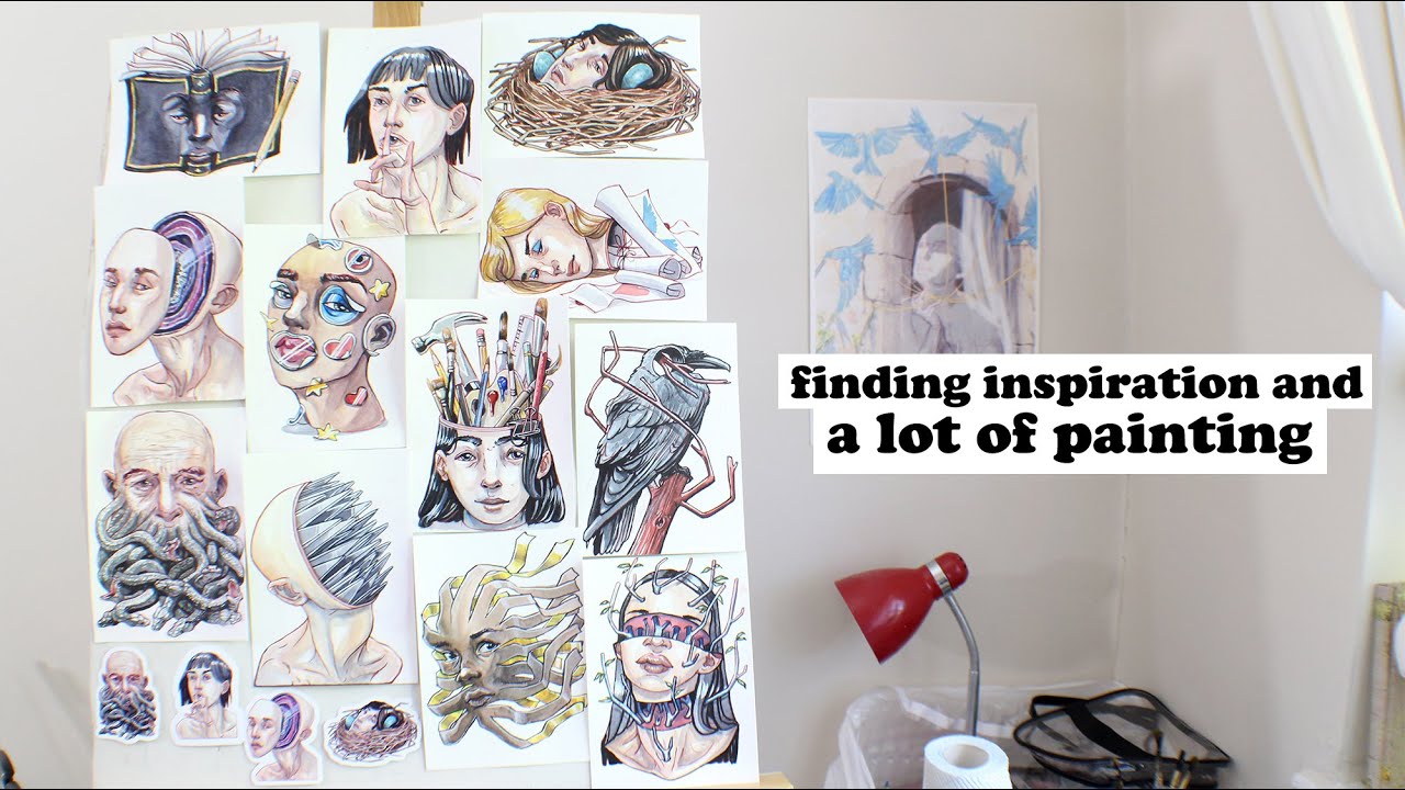 Finding inspiration and lots of painting