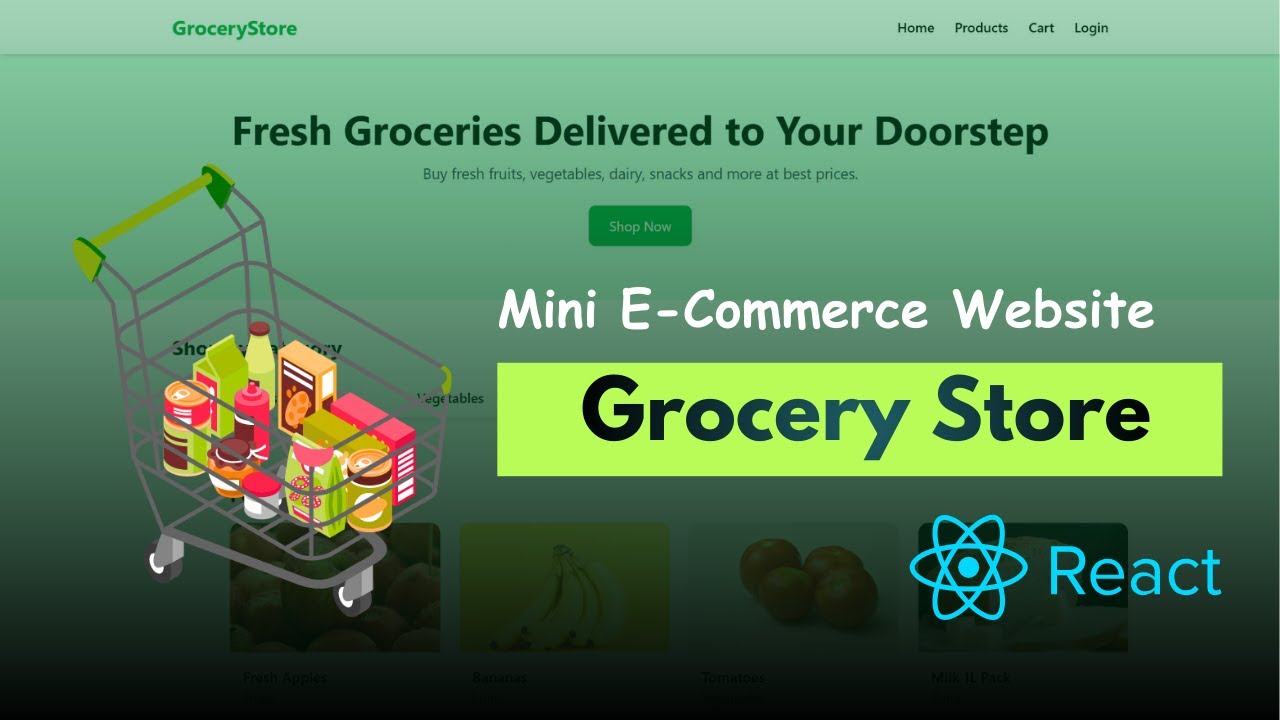Part 1: Setup & Folder Structure | React Grocery Store Website