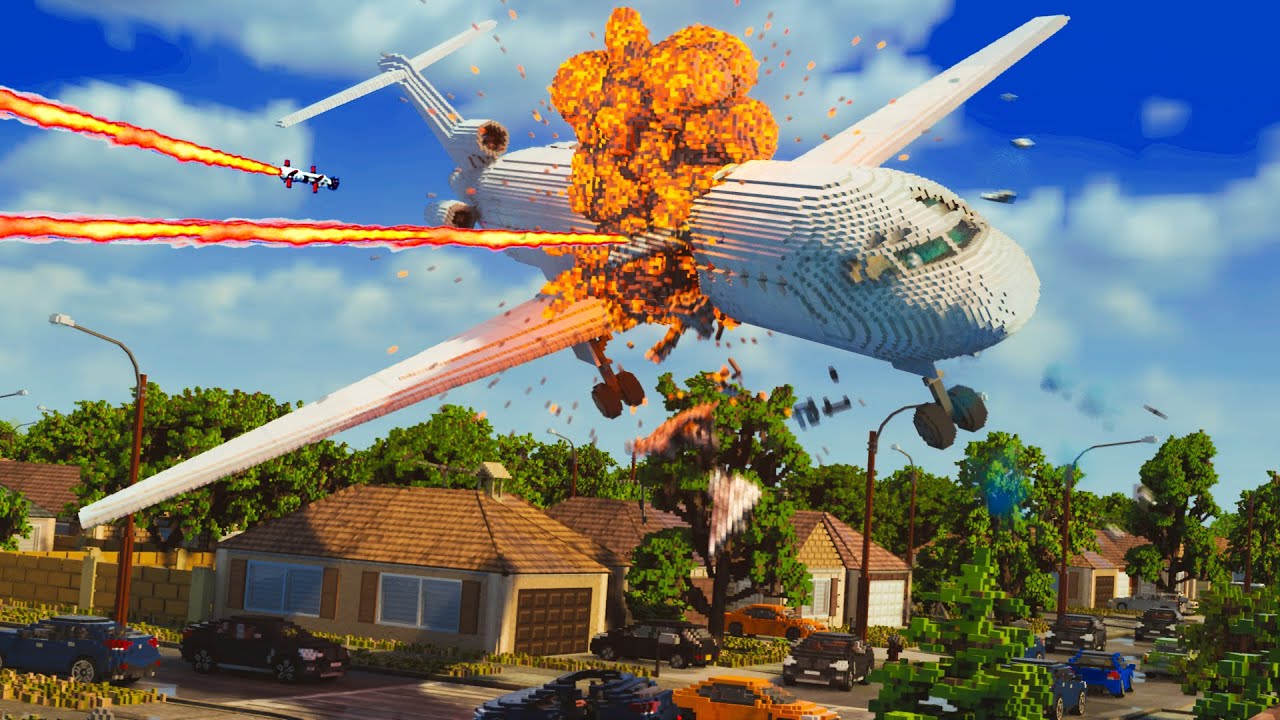 Realistic Airplane Crashes and Shootdowns 😱 Teardown